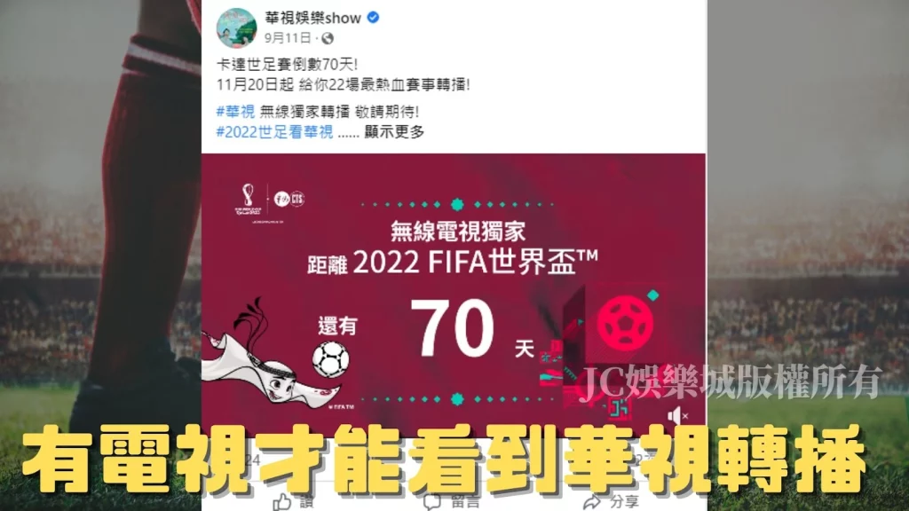 2026世界盃轉播