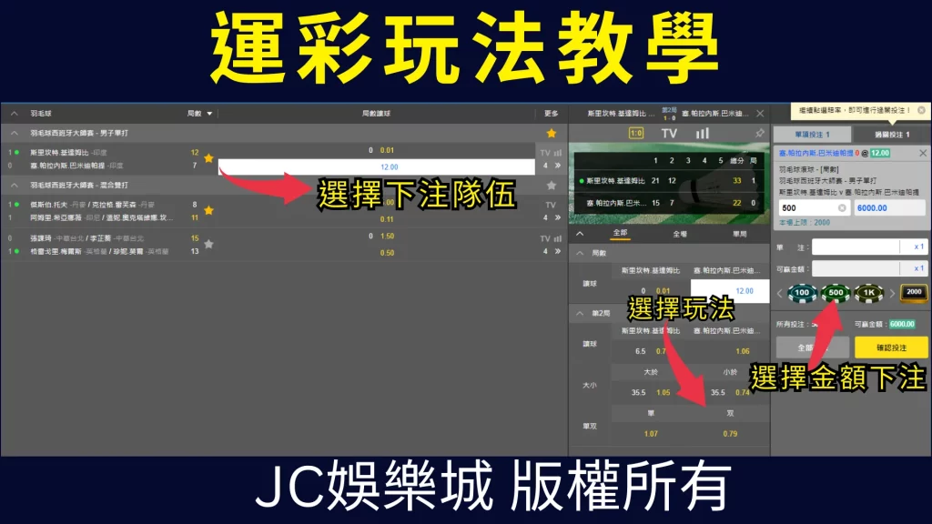 JC娛樂城運彩投注