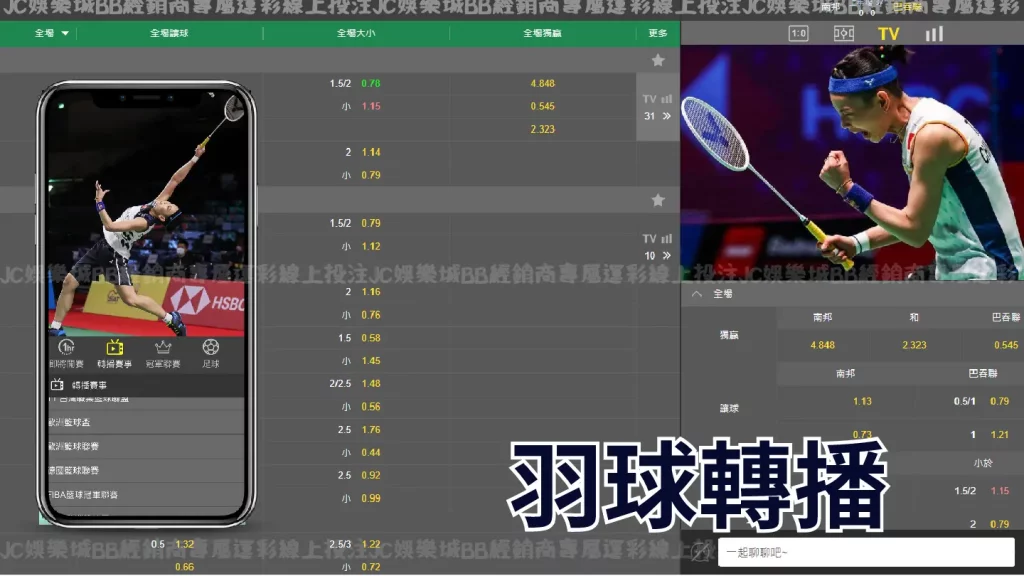 哪裡可以看羽球直播